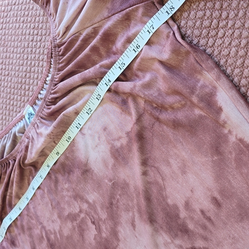 Honeyme Pink and Cream Boho Dress with Lace Details - Picture 7 of 11